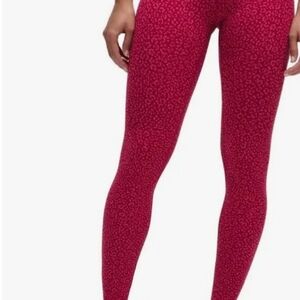NWT Lululemon Align HR 28in Red Leopard Daisy Red Leggings Sz 2